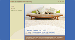 Desktop Screenshot of cleanbreezecarpetcleaning.com