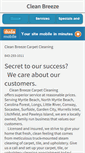 Mobile Screenshot of cleanbreezecarpetcleaning.com